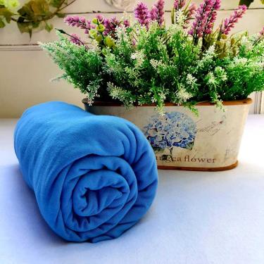 Imagem de Lençol Avulso Malha 100% Algodão Casal Azul Indigo Linha Trento Camitália 1 peça