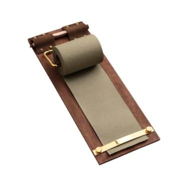 Imagem de KiBcsLic Prancheta de madeira, porta-cardápio, pequena, longa, prancheta, servidor, de notas, livro de visitas para cozinha, mercearia, recepção, Camiseta Verde