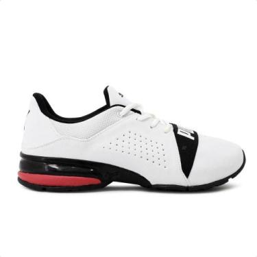 Imagem de Tênis Puma Runner City Bdp Masculino, 40, Branco, Preto