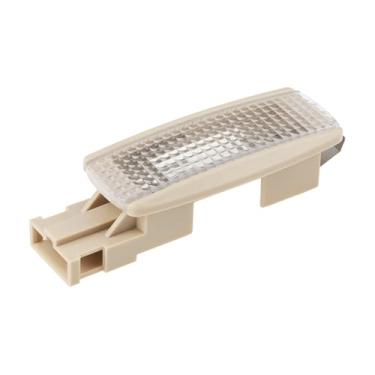 Imagem de Micro Traders Luz de teto para viseira de sol interior 3B0947113 Substituição da lâmpada espelhada frontal compatível com VW Golf MK4 Bora Audi A4, bege