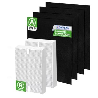 Imagem de Bagean Filtro HPA200 compatível com filtro Honeywell HEPA R de substituição para série de purificadores de ar HPA200 – Serve para filtros de purificador de ar HPA200 – Filtros refrescam o ar (2 HEPA +