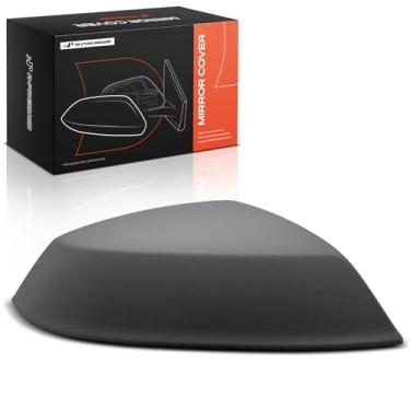 Imagem de A-Premium Tampa do espelho retrovisor do lado do passageiro - compatível com Audi Q5/SQ5 2018-2024 - cinza preparado, com orifício de seta, com versão Blis Hole