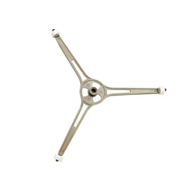 Imagem de WB06X10633 Conjunto de bandeja giratória de vidro para micro-ondas compatível com GE, LG Microwave, substitui 1166452, AP3883054, PS1021750, EAP1021750 Suporte de bandeja giratória