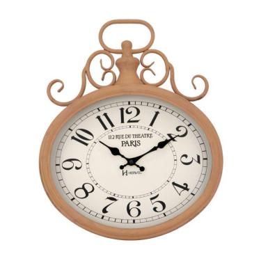 Imagem de Relógio De Parede Herweg Metal Natural 6498 Único