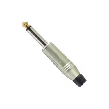 Imagem de Plug P10 Mono Metal Ponta Gold 17mm