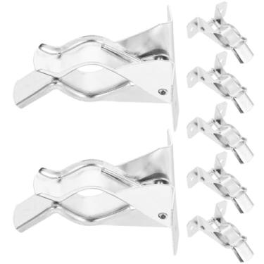 Imagem de Uonlytech 10 peças de suporte de vassoura e esfregão de parede duráveis para organização doméstica, economia de espaço para banheiro, garagem, cozinha, jardim, fácil instalação