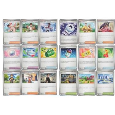 Imagem de Pokemon – Journey Together Complete Trainer Lot - 18 Cards Total – Lillie's Pearl - N's PP Up - Postwick Levincia