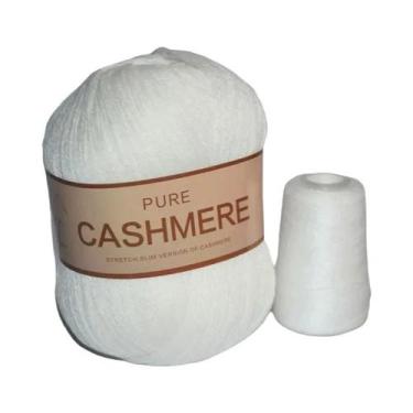 Imagem de Cachecol De Cashmere Tricotado À Mão Para Bebês, Fio De Lã De Crochê D