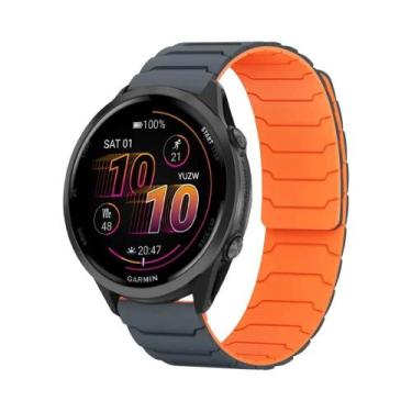 Imagem de Pulseira Magnética De Silicone Para Garmin Forerunner 570 265 55 255 2