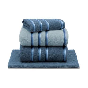 Imagem de Jogo de Toalha Banhão 4 Peças Classic 100% Algodão Premium Gramatura 3