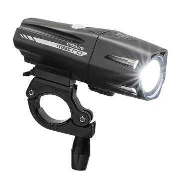 Imagem de Cygolite Metro Plus – Luz de bicicleta de 800 lúmens, 5 modos noturnos e 3 diurnos – Compacto e durável – IP67 à prova d'água – Suporte rígido seguro – Farol recarregável por USB – para bicicletas de estrada, montanha e viagens