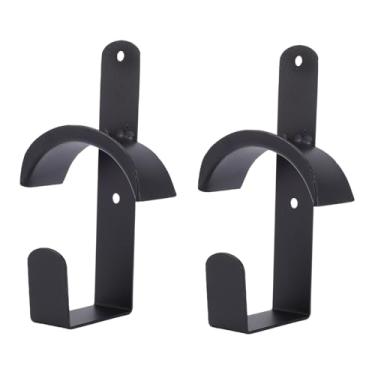 Imagem de SPYMINNPOO Cremalheira de Sela, 2 Pçs Montagem na Parede Metal Cavalo Freio Titular Suporte Aderência Com Gancho para Cavalo Celeiro Tack Quarto Stall Suprimentos de Armazenamento