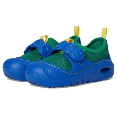 Imagem de Crocs Sandália esportiva unissex infantil Swiftwater Splash (infantil), Green Ivy, 22