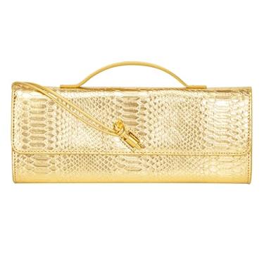 Imagem de Bolsa feminina de couro – Bolsa de ombro de grande capacidade para trabalho, viagens ou uso diário, Gd