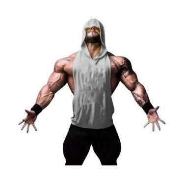 Imagem de Camiseta Regata Masculina De Algodão Com Estampa De Caveira, Sem Manga