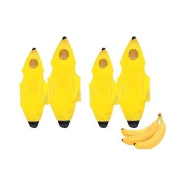 Imagem de Fantasia De Banana Para Crianças E Adultos, Fantasia De Fruta Para Hal