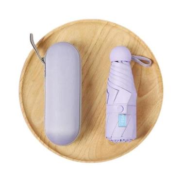 Imagem de Guarda-chuva Mini Dobrável Para Mulheres Com Proteção UV Design Portát