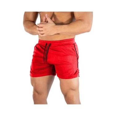 Imagem de Bermuda Esportiva Masculina plus Size Em Malha Respirável, Tendência D