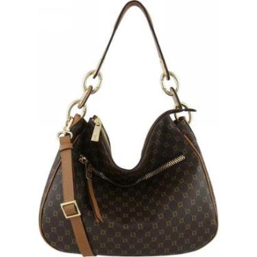 Imagem de Bolsa Luz da Lua Hobo Monograma Mocca Feminina-Feminino