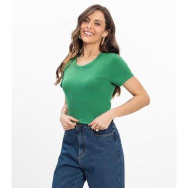 Imagem de Blusa Feminina Infinita Cor Verde, G, Verde