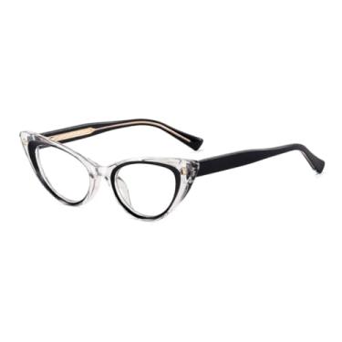 Imagem de HPIRME Óculos femininos com armação de acetato, estilo fashion (1)