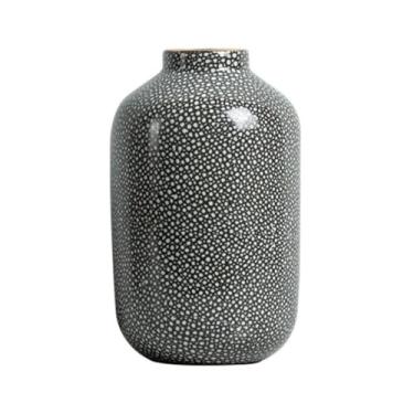 Imagem de Vaso decorativo de cerâmica moderno para arranjo de flores para casa, simples, moderno, sala de estar, entrada, mesa de trabalho, enfeite de mesa de centro de mesa