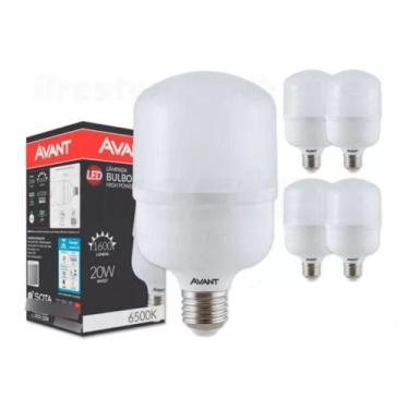 Imagem de Lampada Bulbo Led HP 20W Branca Avant 5 Unidades