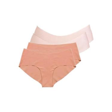 Imagem de Kit com 4 Calcinhas Biquíni Hope 38800 Colorido, Bege, M