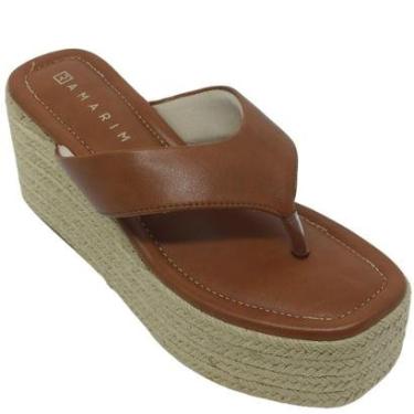 Imagem de Tamanco Ramarim Feminino com Trançado em Linha e Salto 9cm-Feminino