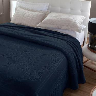 Imagem de Cobertor Jolitex King 230x250cm Lili Katz Alto Relevo 700g/m, Azul