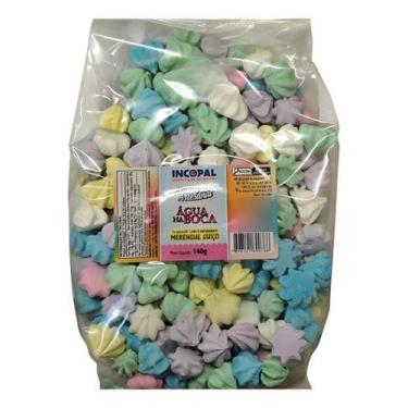 Imagem de Mini Suspiro Caseiro 140g Aprox. 200 Unid. Sortido - INCOPAL