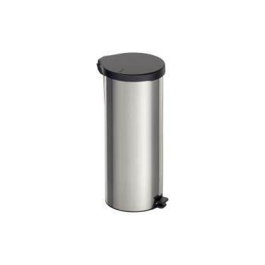 Imagem de Lixeira Com Pedal em Aço Inox Com Acabamento Polido New 30 Litros - Tr