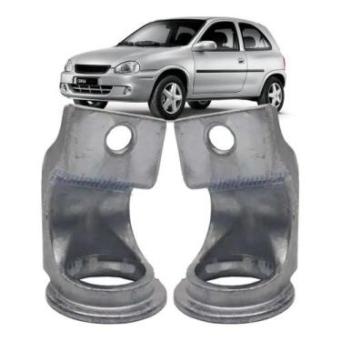 Imagem de Par Suporte Coxin Radiador Superior Corsa Classic 94 a 2017 - SHALOMCA