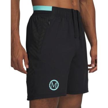 Imagem de Shorts de Futebol Under Armour Mansory Challenger Masculino, Preto, GG