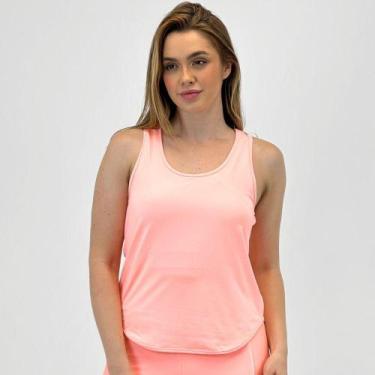 Imagem de Regata Mov Dry Fluity Feminina, GG, Salmão