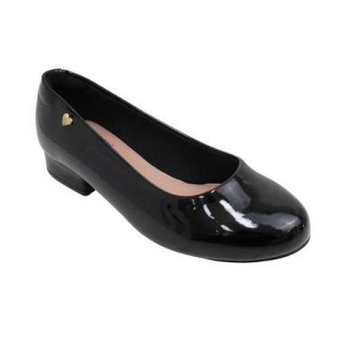 Imagem de Sapato Infantil Menina Molekinha 2528.100, Preto verniz, 27