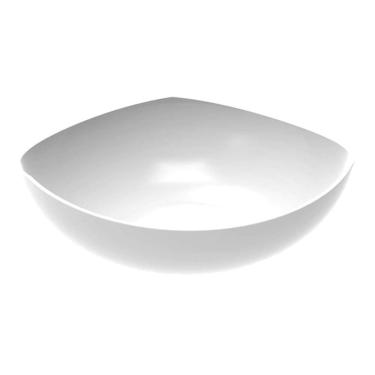 Imagem de Saladeira Tigela Branca Trio Plástica Crippa Salada Pipoca Sobremesa