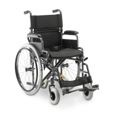 Imagem de Cadeira de Rodas Aço Dobrável até 120 Kg D400 Dellamed