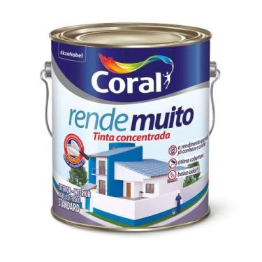 Imagem de Tinta Acrílica Coral Rende Muito Fosco 3,6L