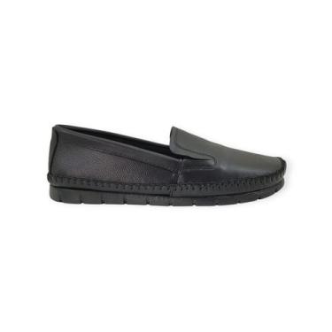 Imagem de Sapato Abc Social Mocassim em Couro Masculino Adulto Ref. 204, 40, Pre