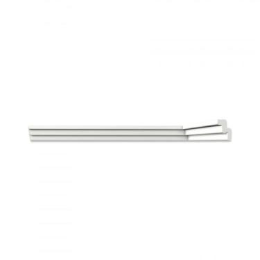Imagem de Kit 120m Linear Roda Teto Perfil de Poliestireno T30 Branco Homestar