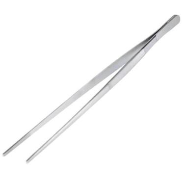 Imagem de Pinça Culinária Profissional com Serrilha Reta 30cm Inox Wec - Weck