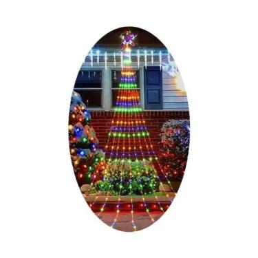 Imagem de Luzes De Fada Para Decoração De Árvore De Natal, Cascata De Luzes, Enf