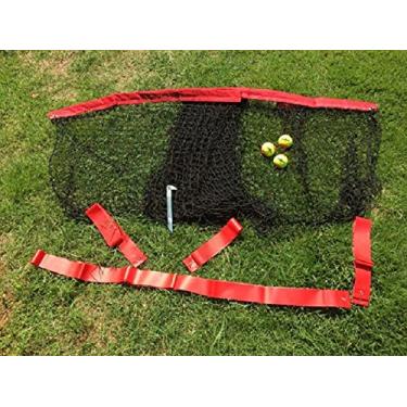 Imagem de REDE DE BEACH TENNIS + FAIXA MARCACAO FIXADORES (vermelho)