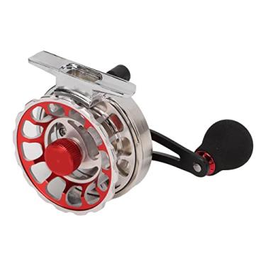 Imagem de Carretel de pesca de mão direita 3.6:1, braço oscilante de metal resistente à corrosão de estabilidade forte 3.6:1 carretel de pesca linha de saída suave para exterior