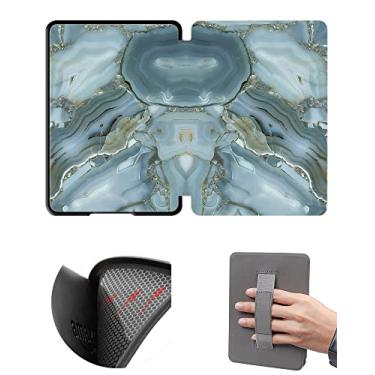 Imagem de Capa para Kindle 10ª geração em 2019, modelo J9G29R, capa à prova de quedas com alça de mão e ativação automática - função hibernar