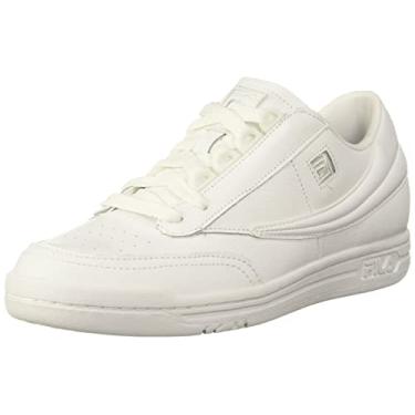 Imagem de Fila Tênis clássico masculino original, Branco/Branco., 9.5