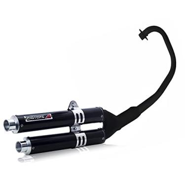 Imagem de Escape/Ponteira Coyote Competition Duplo em Alumínio - CG 150 Titan/Fan KS/ESi 2009 até 2013 - Preto