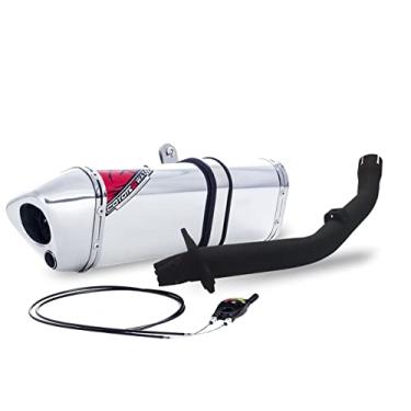 Imagem de Escape/Ponteira Coyote Modelo TRS 2 Way + Mais em Alumínio - Tornado XR 250 até 2006 - Polido