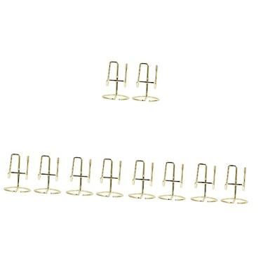 Imagem de Gadpiparty 10 Pcs Suporte De Tablet Para Celular Suporte De Exibição De Placa Suporte Portátil Suportes De Telefone Suporte De Exibição De Tablet Cavalete De Prato Ferro Tábua Porta-retratos